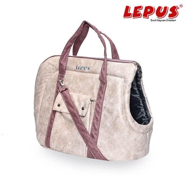 Lepus Açık Taşıma Çantası Krem 25*40*33h cm