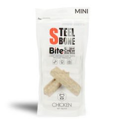 Steel Bone Tavuklu Köpek Ödül Kemigi 16x14 Gr