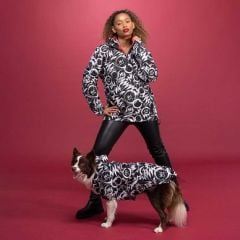 Lindo Dogs People Quantum Unisex Yağmurluk Siyah Beden Small