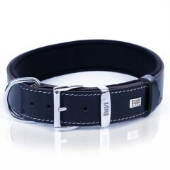 Doggie Comfort Deri Çivili Köpek Boyun Tasması Small Siyah 4x47-55 Cm