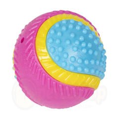 Flamingo Sese Duyarlı Köpek Top Oyuncağı 8 Cm