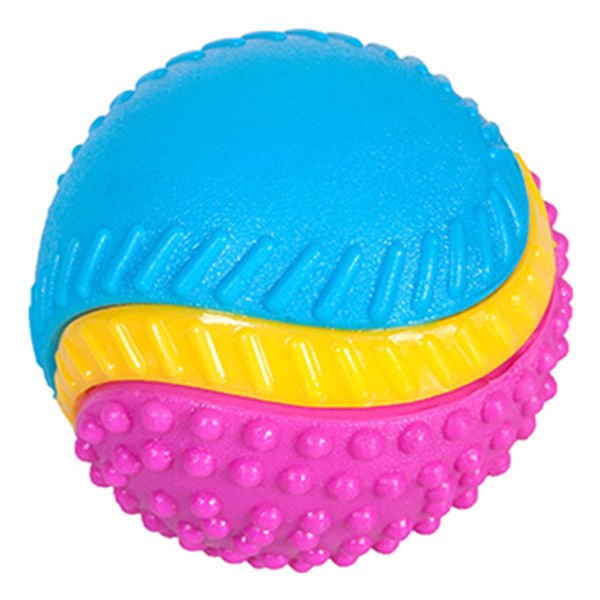 Flamingo Sese Duyarlı Köpek Top Oyuncağı 8 Cm