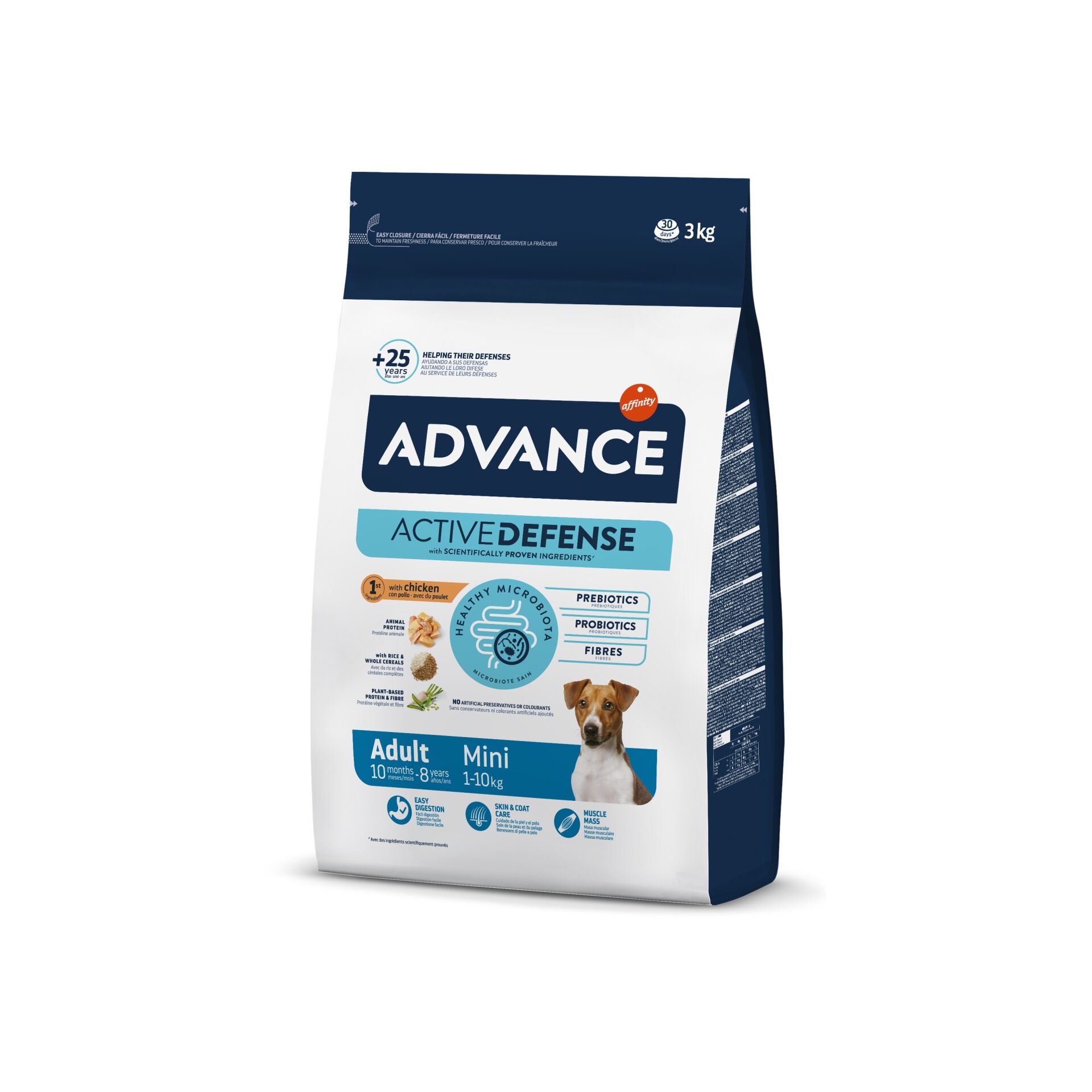 Advance Dog Mini Adult Küçük Irk Tavuklu Yetişkin Köpek Maması 3 kg