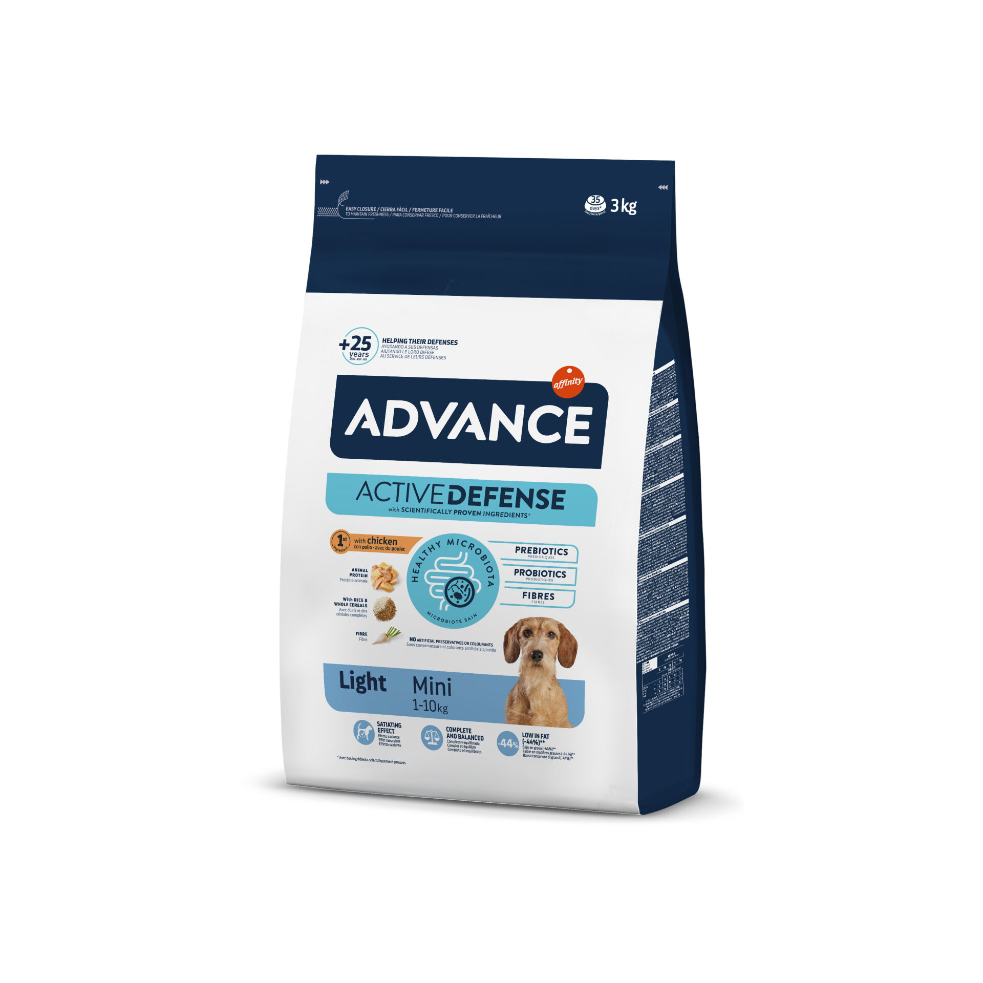 Advance Mini Light Tavuklu Küçük Irk Diyet Köpek Maması 3 kg