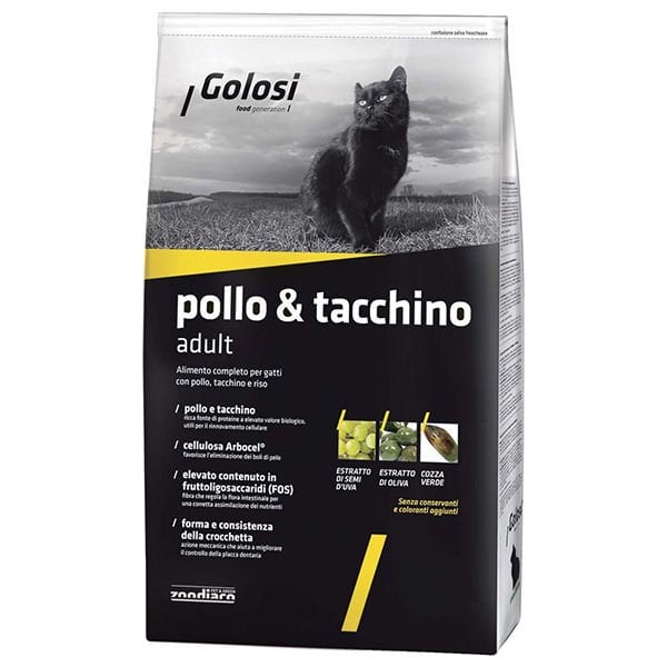 Golosi Tavuklu Hindili Yetişkin Kedi Maması 7.5 Kg