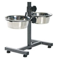Trixie Ayaklı Kedi ve Köpek Mama ve Su Kabı 2x1.8 Lt 20 Cm