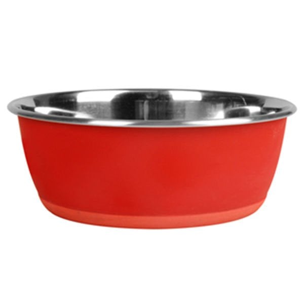 Flamingo Weritable Çelik Köpek Mama Kabı Kırmızı 1900 Ml