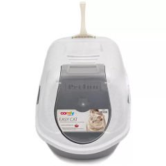 Aquael Comfy Filtreli Kapalı Kedi Tuvaleti Gri 54x40x40 Cm