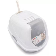 Aquael Comfy Filtreli Kapalı Kedi Tuvaleti Gri 54x40x40 Cm