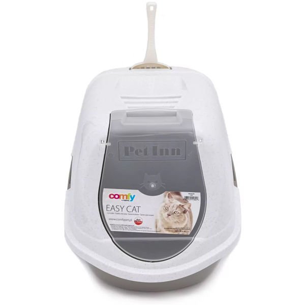 Aquael Comfy Filtreli Kapalı Kedi Tuvaleti Latte 54x40x40 Cm