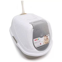 Aquael Comfy Filtreli Kapalı Kedi Tuvaleti Latte 54x40x40 Cm
