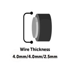 Flamingo Tel Köpek ve Kedi Kafesi Siyah Medium 47x77x55 Cm