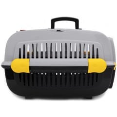Aquael Comfy Üstü Açılır Köpek ve Kedi Taşıma Çantası Gri 48x33x32 Cm