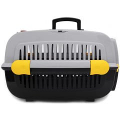 Aquael Comfy Üstü Açılır Köpek ve Kedi Taşıma Çantası Gri 58x38x38.5 Cm