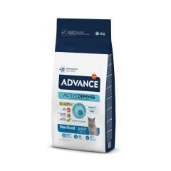 Advance  Sterilised Kısırlaştırılmış Hindili Yetişkin Kedi Maması 15 kg