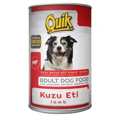 Quik Kuzu Etli Yetişkin Köpek Konserve Maması 1 Adet 415 Gr
