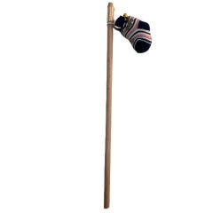 Petzz Çoraplı Ahşap Zilli Olta Kedi Oyuncağı 40 Cm