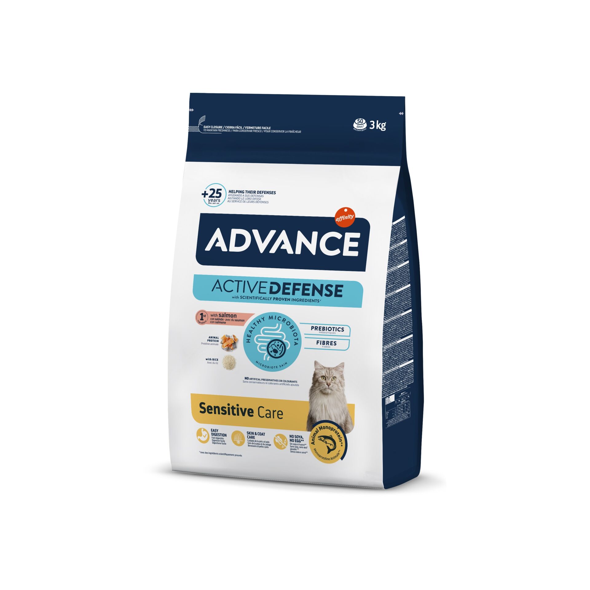 Advance Sensitive Somonlu Yetişkin Kedi Maması 3 kg