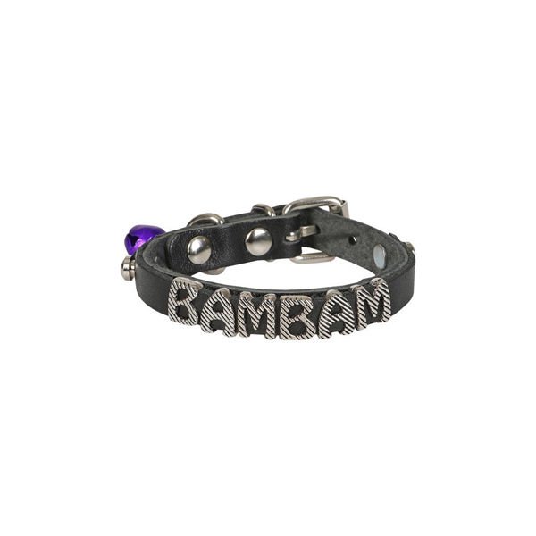 Cattie İsimlikli El Yapımı Gerçek Deri Kedi Boyun Tasması Small Siyah 1x16-20 Cm