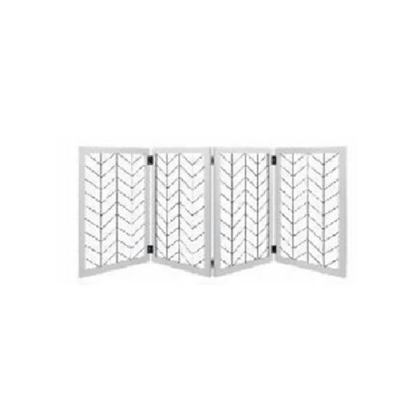 Pawise Katlanabilir Kedi ve Köpek Kapı Çiti Beyaz 10x183 Cm