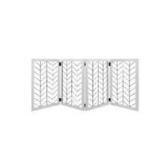 Pawise Katlanabilir Kedi ve Köpek Kapı Çiti Beyaz 10x183 Cm