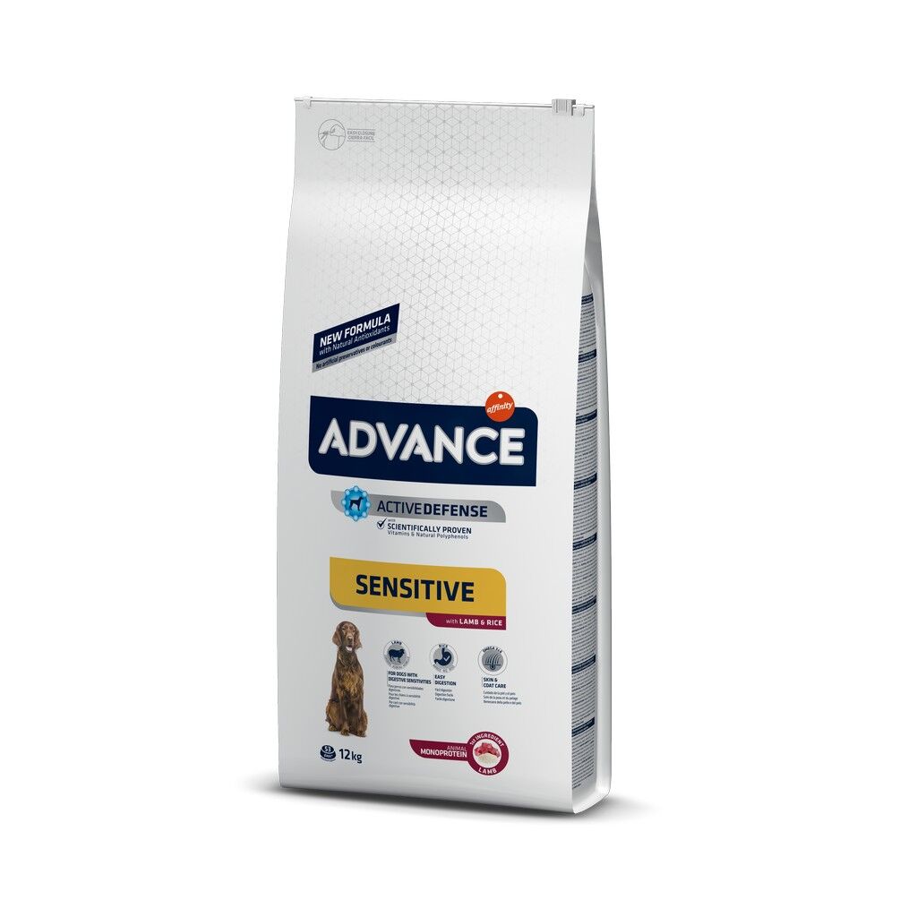 Advance Sensitive Care Hassas Sindirime Özel Kuzu Etli Yetişkin Köpek Maması 12 kg