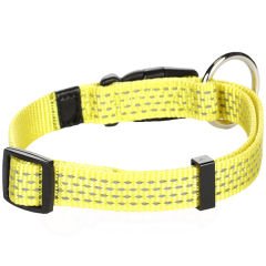 Flamingo Reflex Köpek Boyun Tasması Sarı 40-55 Cm