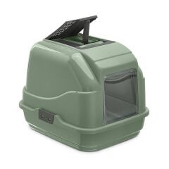 İmac Easy Cat Kapalı Filtreli Kedi Tuvaleti Gri 40x50x40 Cm