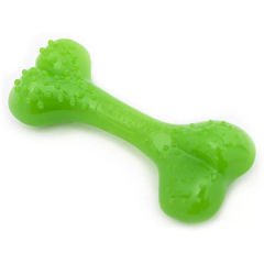 Aquael Comfy Dental Naneli Diş Kaşıyıcı Köpek Kemik Oyuncağı Yeşil 12.5 Cm
