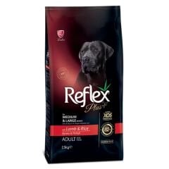 Reflex Plus Kuzulu Orta ve Büyük Irk Yetişkin Köpek Maması 15 Kg