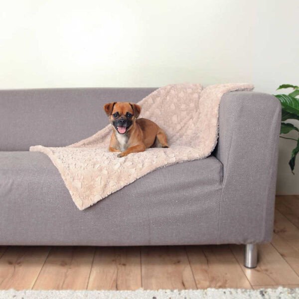 Trixie Peluş Köpek Battaniyesi Bej 70x50 Cm