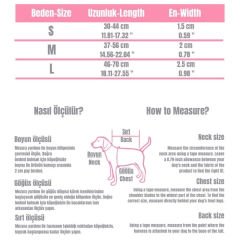 Lindo Dogs Apollo H Tipi Köpek Göğüs Tasması Mavi/Sarı Beden Medium