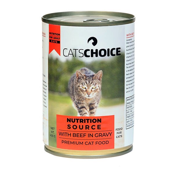 Cats Choice Biftekli Kıyılmış Yetişkin Kedi Konservesi 400 Gr