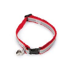 Beeztees Reflektörlü Zilli Kedi Boyun Tasması Gri 10x32.5 Cm