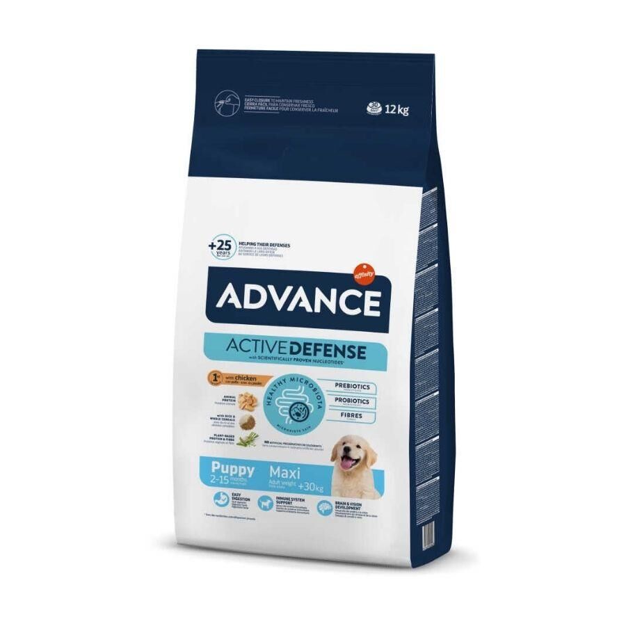 Advance Maxi Puppy Tavuklu Büyük Irk Yavru Köpek Maması 12 kg
