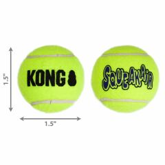 Kong Air Sq Sesli Tenis Top Köpek Oyuncağı Small 3 Adet 5 Cm