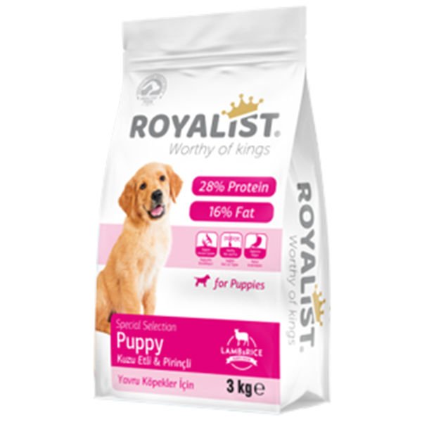 Royalist Premium Kuzu Etli Yavru Köpek Maması 3 Kg