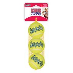 Kong Air Sq Sesli Tenis Top Köpek Oyuncağı Medium 3 Adet 6.5 Cm