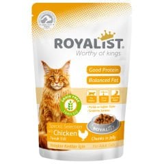 Royalist Tahılsız Tavuklu Jöleli Yetişkin Konserve Kedi Maması 85 Gr