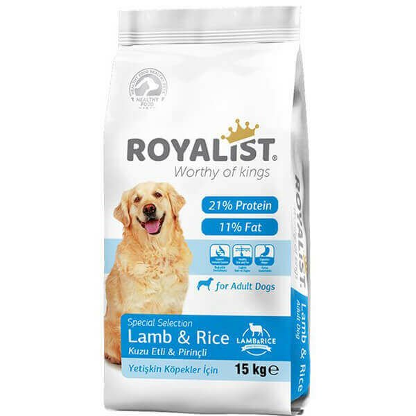 Royalist Premium Kuzu Etli Yetişkin Köpek Maması 15 Kg