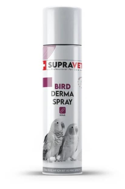 Supravet Kanarya Papağan Güvercin ve Muhabbet Kuşları Deri Bakım Spreyi 150 Ml