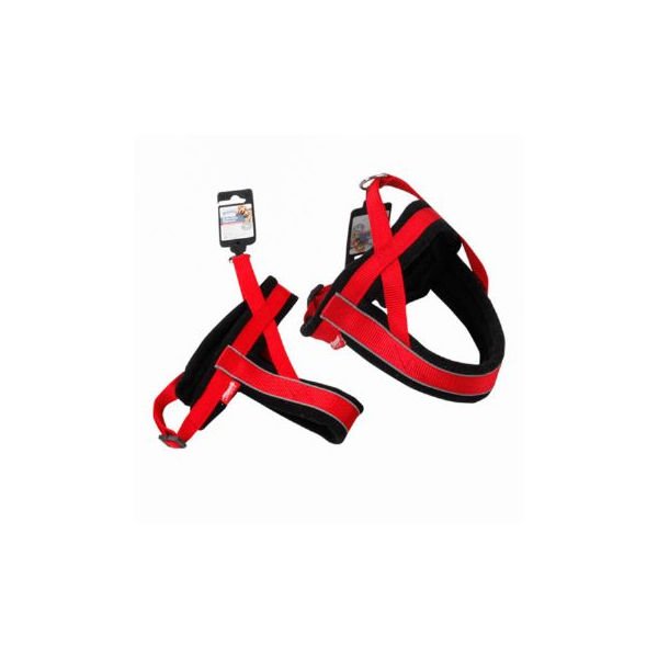 Pawise Reflektörlü Köpek Göğüs Tasması Kırmızı Xxlarge