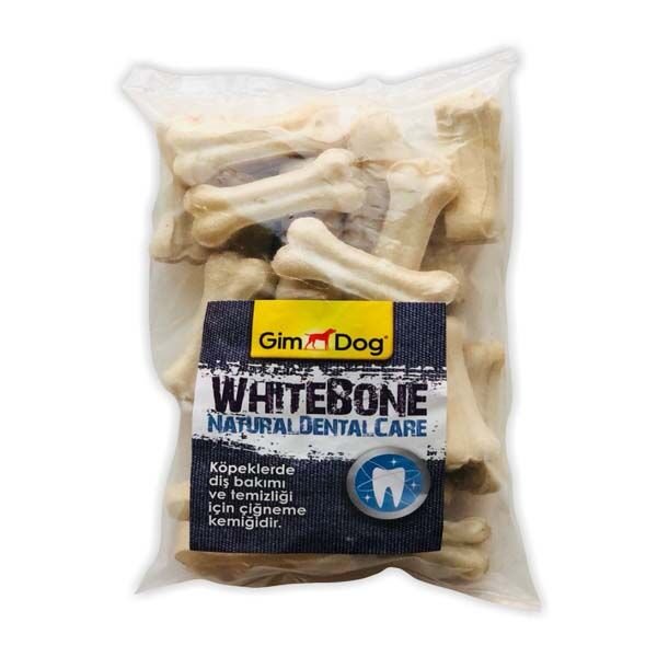 Gimdog Mordimi Ağız ve Diş Sağlığı için Sütlü Köpek Çiğneme Kemiği 25 Adet 200 Gr