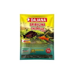 Dajana Spirulina ve Chlorella Flakes Akvaryum Balık Yemi 80 Ml 10 Gr