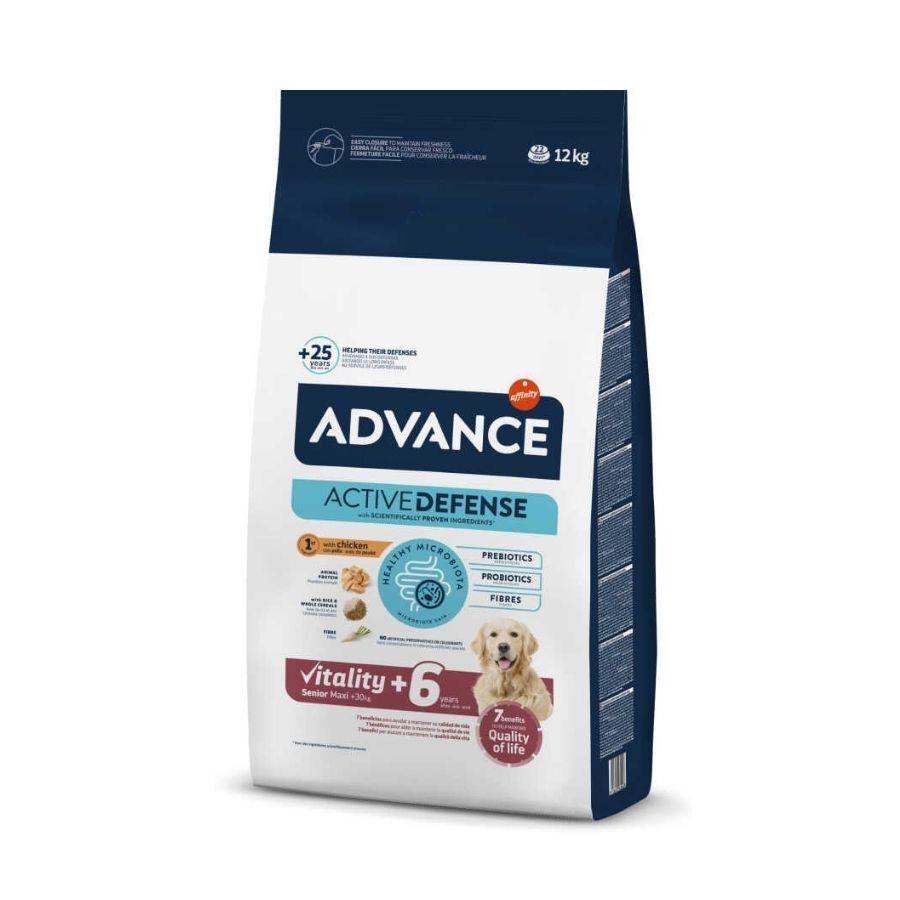 Advance Maxi Senior Tavuklu Büyük Irk Yaşlı Diyet Yetişkin Köpek Maması 12 kg