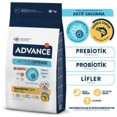 Advance Mini Sensitive  Deri ve Tüy Sağlığı Özel  Somonlu Küçük Irk Yetişkin Köpek Maması 7 kg