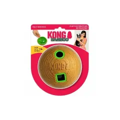 Kong Bamboo Feeder Top Köpekler için Ödül Maması Dağıtma Oyuncağı Medium
