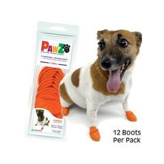 Pawz Köpek Galoşu Xsmall Turuncu