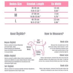 Lindo Dogs Gingerman H Tipi Köpek Göğüs Tasması Turuncu Beden Large