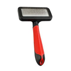 Karlie Profesyonel Köpek Tüy Tarama Fırçası Kırmızı/Siyah Medium